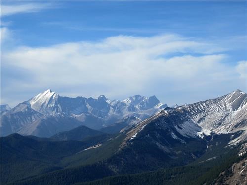 Mts Mist, Storm and Rae with Lineham Ridge in the forground Mts Mist, Storm and Rae with Lineham Ridge in the forground