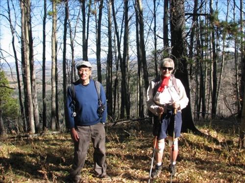 Robert and June on the summit of Pine Ridge Robert and June on the summit of Pine Ridge