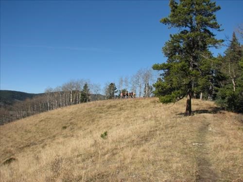 The open ridge walk along the Pine Ridge trail The open ridge walk along the Pine Ridge trail