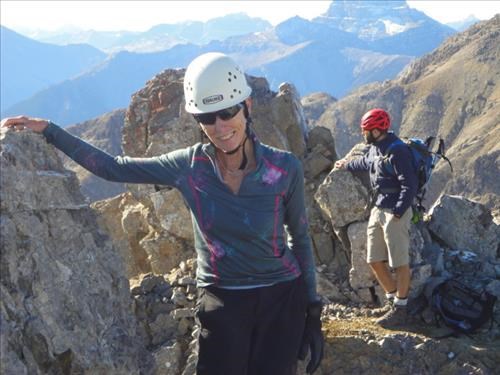 Inge - pioneer Rockies climber. Inge - pioneer Rockies climber.