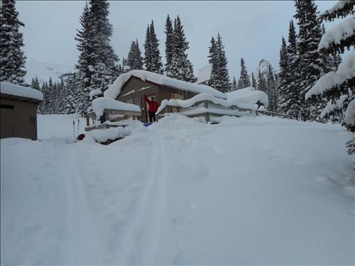 Carl welcomes us to Hilda hostel