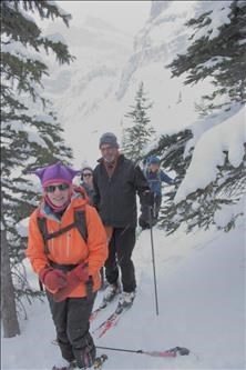 Time for lunch - Christine, Kim, Bernie, Jim (left to right)