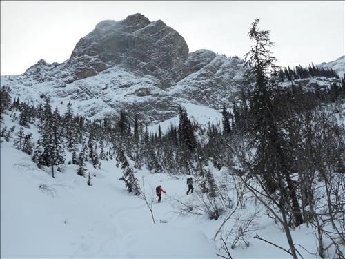 Christine and chip breaking trail