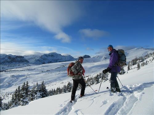 Carl and Dave on the North Ridge above Healy Pass