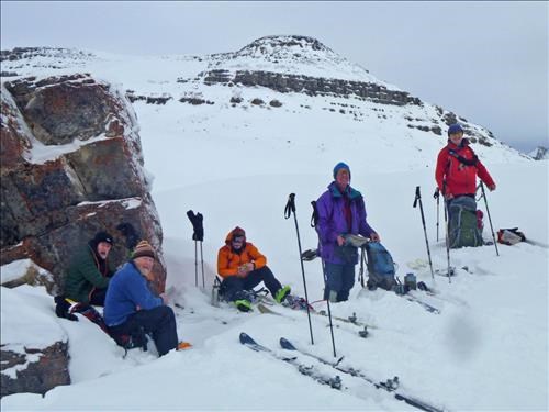 At the Lunch Rocks near Dolomite Pass