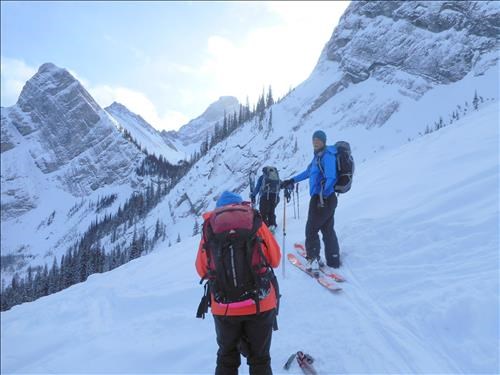 intermediate slope Christine G., Kim and Dave