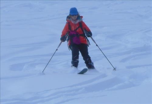 Christine G cranking turns