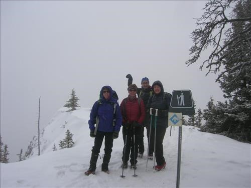Aldis, Jennifer, Denise and Teresa at McConnell Ridge "View" point