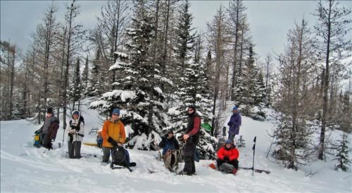 Lunch Below Wolverine Ridge