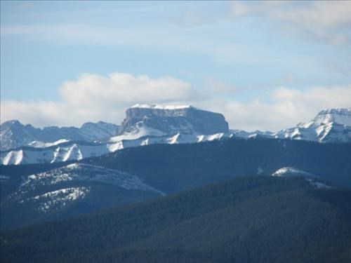 View of Mounts Romulus and Remus from McLean Hill summit