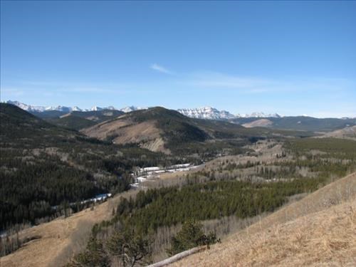 Mount McNabb across the Sheep River valley