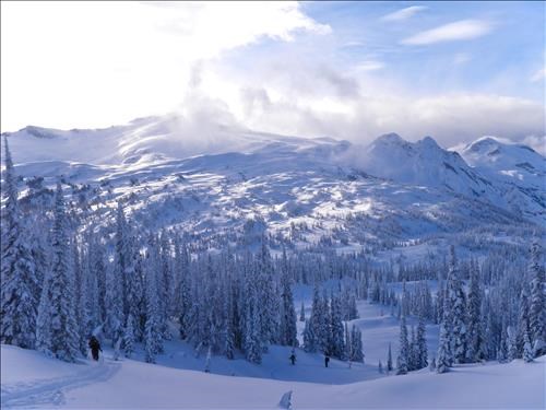 A view towards Blanket from the climb to Castor Glades