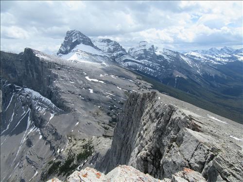 West Wind Pass from the ridge