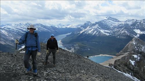 Ron and Ross on the summit of Rimwall
