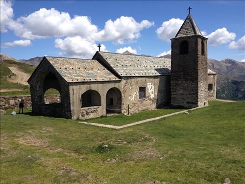 Church of Saint Lucio on Italy/Switzerland border