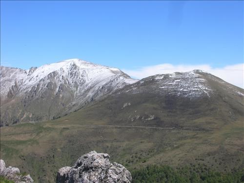 Monte Bregagno (whitest peak)