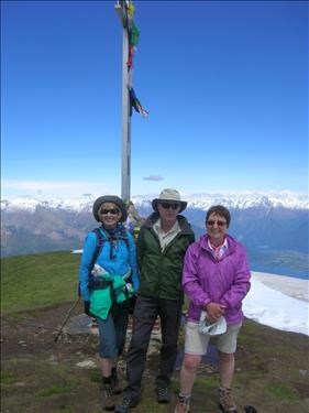 Atop Monte Bregagno