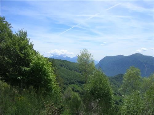 View from trail descending to Porlezza