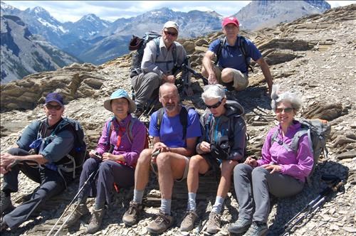 Another Group photo at the lookot with a few other people
