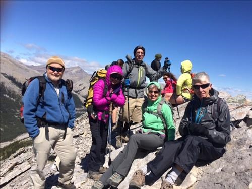 Some of the Group on the Ridgetop
