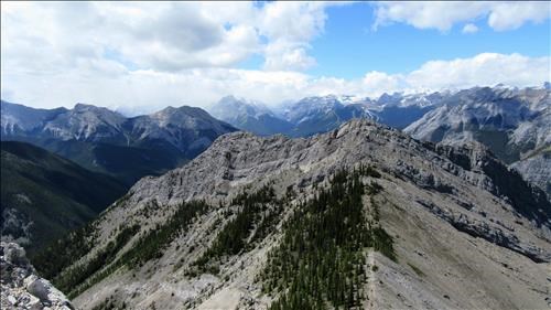 Looking West from the summit of South Baldy