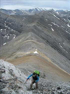 Ulli nears the top