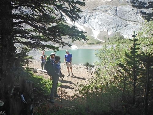 Arrival at Bryant lake (finally)
