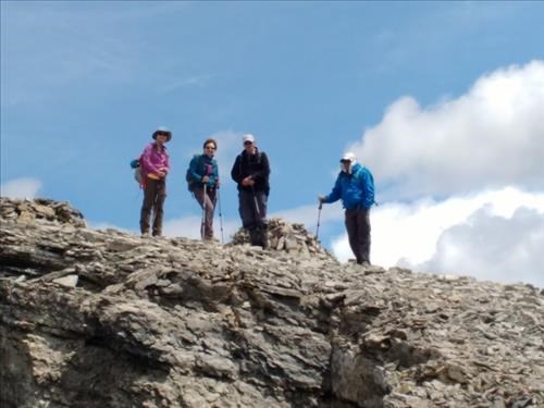 Ramblers on Windtower.