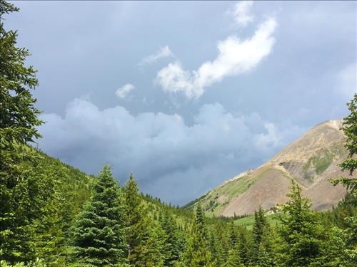 Looking towards the Mist-Picklejar pass from our lunch stop
