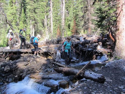 Crossing Headwall Creek