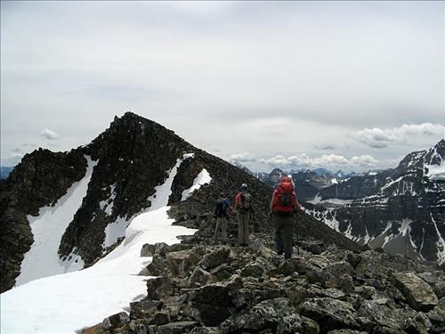 Near the summit of Panorama Ridge