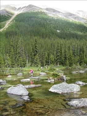 Crossing Babel ck. on the return