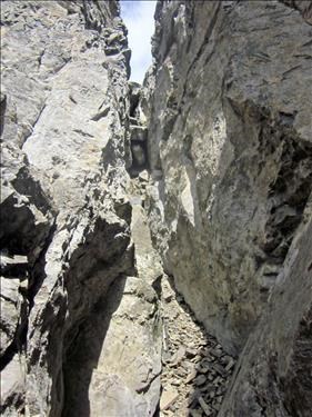 Chimney on Mount Remus that seems to get most travel