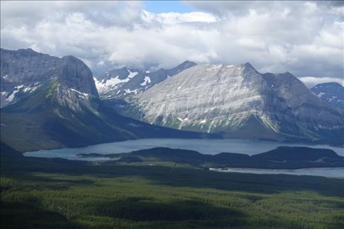 View west from Roberta summit