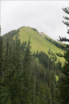 First of the mountains around James Walker creek & lake