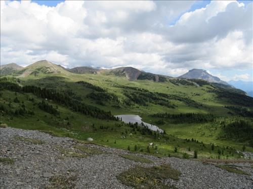 Healy meadows from Monarch Ramparts