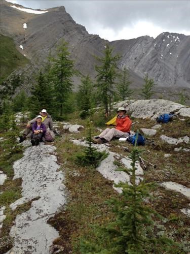 Enjoying Lunch at the Viewpoint