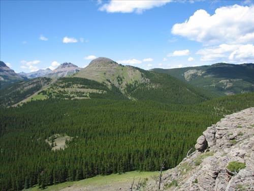 Looking back at Mount Ware from Little Ware