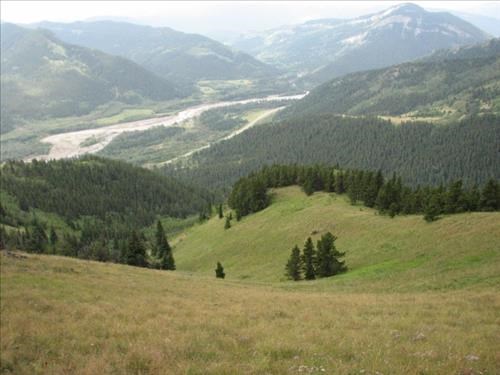 Our descent route to Fir Creek