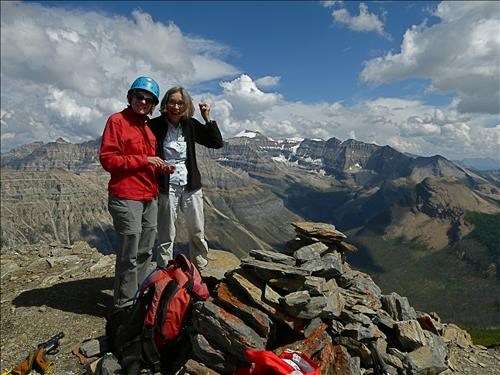 {172 Christine Grotefeld} and {944 Shirley semaka} on the summit.