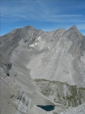 Looking north to mount Rae