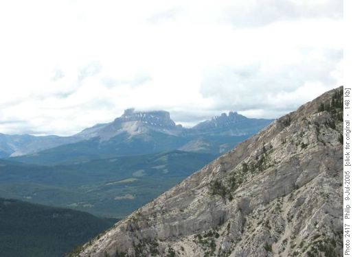 Crowsnest in the clouds