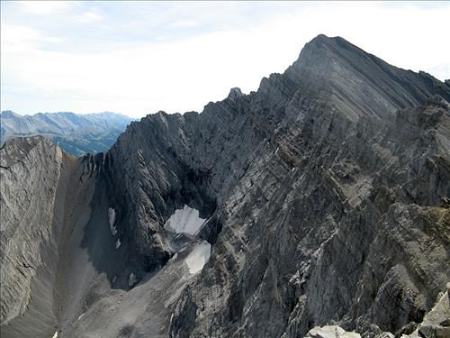 The east cirque of Storm Mnt.