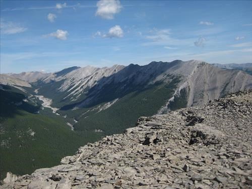 View of Nihahi ridge and creek