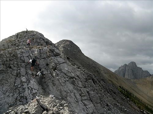 Along Tent ridge