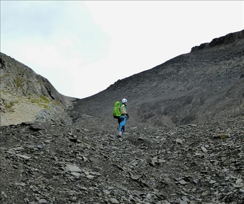 Ulli as we're nearing the col.