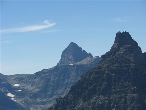 Mount Saint Nicholas from Two Medicine Pass ridge