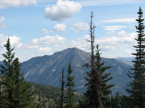 Elk Mountain viewed from Scalplock Mountain