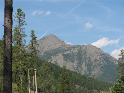 Elk Mountain as seen from Devil Creek campground