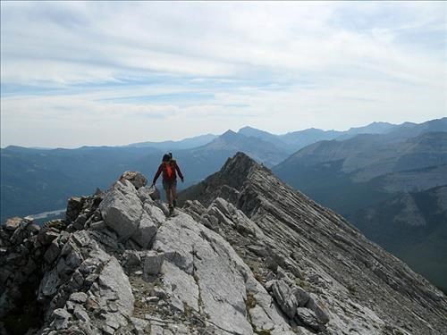 Near the third summit